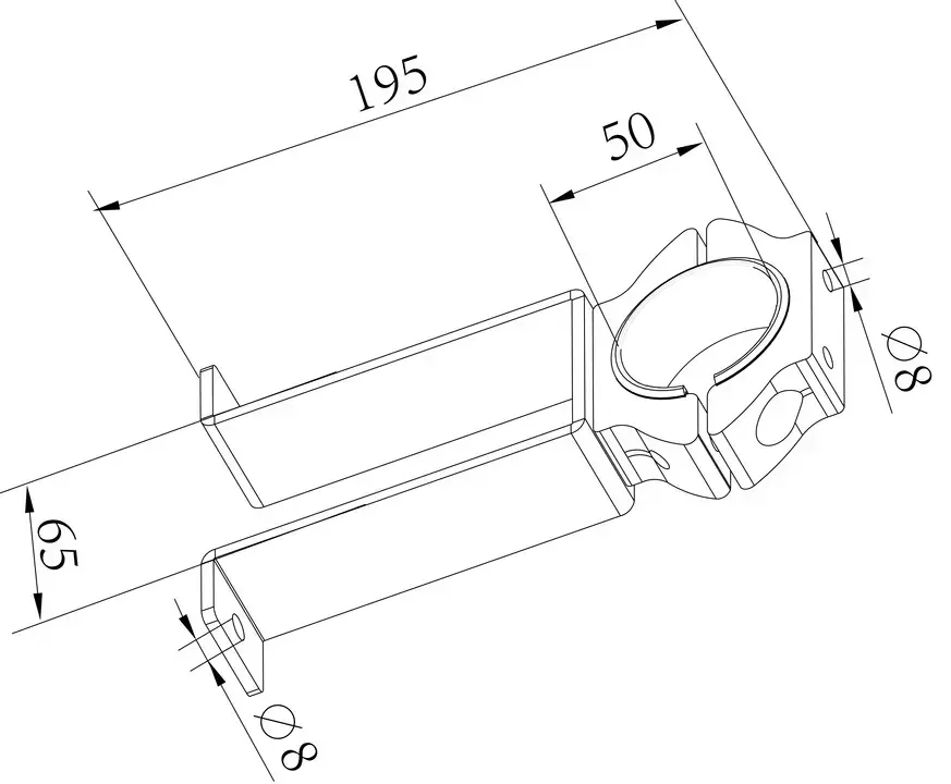 MULTIBRACKETS M Pro Series pole clamp wall bracket Photo 5