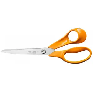 Scissors Fiskars model 1075031 — general-purpose cutting shears, 21 cm overall length (210 mm blades)