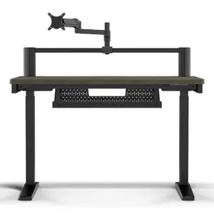 Spēļu galds CORSAIR Gaming Tisch 4 Wood, ar regulējamu augstumu, iekļauta TFT monitora roka