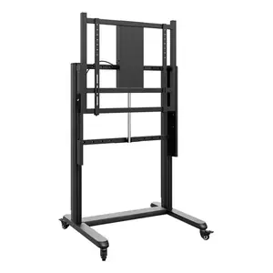Pārvietojams grīdas statīvs Hagor CPS Mobile Stand Moto 86–110" (2,18–2,79 m), melns, līdz 160 kg, VESA 400×200–900×800