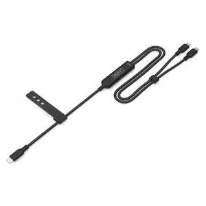 DIGITUS USB-C 2in1 charging cable 140W, USB-C to 2×USB-C, 1.8 m, USB 2.0, black