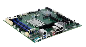 Kontron Micro-ATX Motherboard K3881-C with Intel Xeon E2400/6300 support, Intel C266 chipset, 2×10GbE
