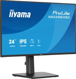 Datora monitors iiyama ProLite XB2496HSC-B1 23.8" Full HD 1920 x 1080 IPS LED 144Hz 3ms Iebūvēti skaļruņi USB centrmezgls VESA Augstuma regulēšana Melns