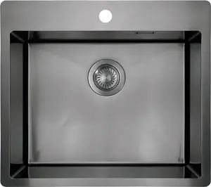 Kitchen stainless steel sink deante 1-chamber model ZPO_D10B