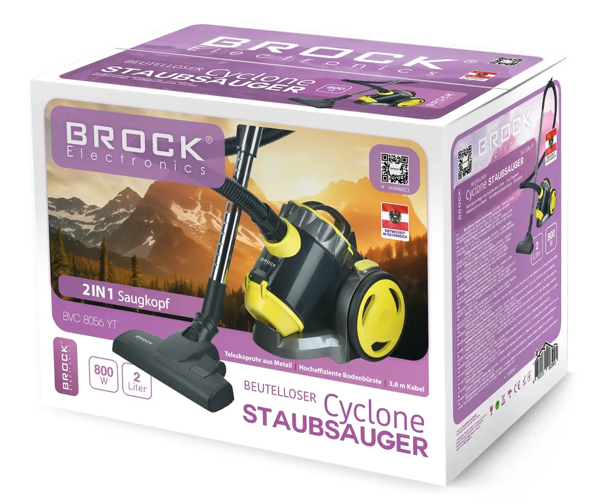 Пылесос BROCK Product BVC 8056 YT Photo 2
