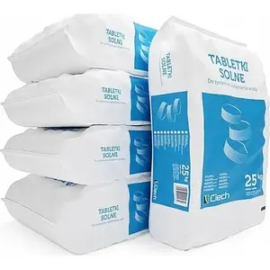 Sāls tabletes Ciech 25 kg — rupja sāls rūpnieciskai un pretledus lietošanai