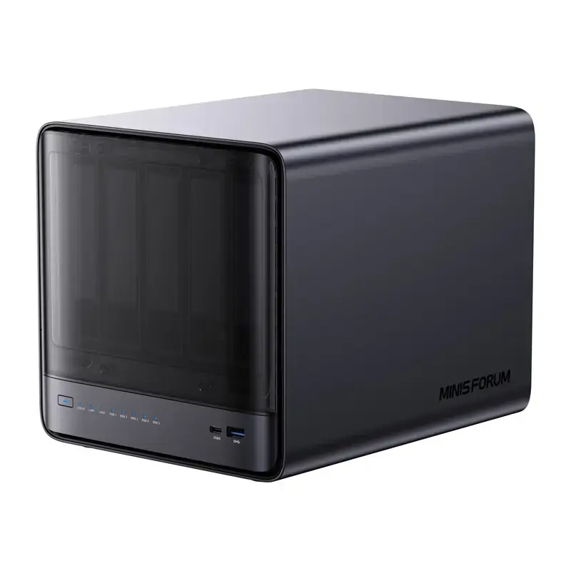 Minis Forum NAS N5 Pro Мини‑ПК Ryzen AI 9 HX Pro 370 Photo 2