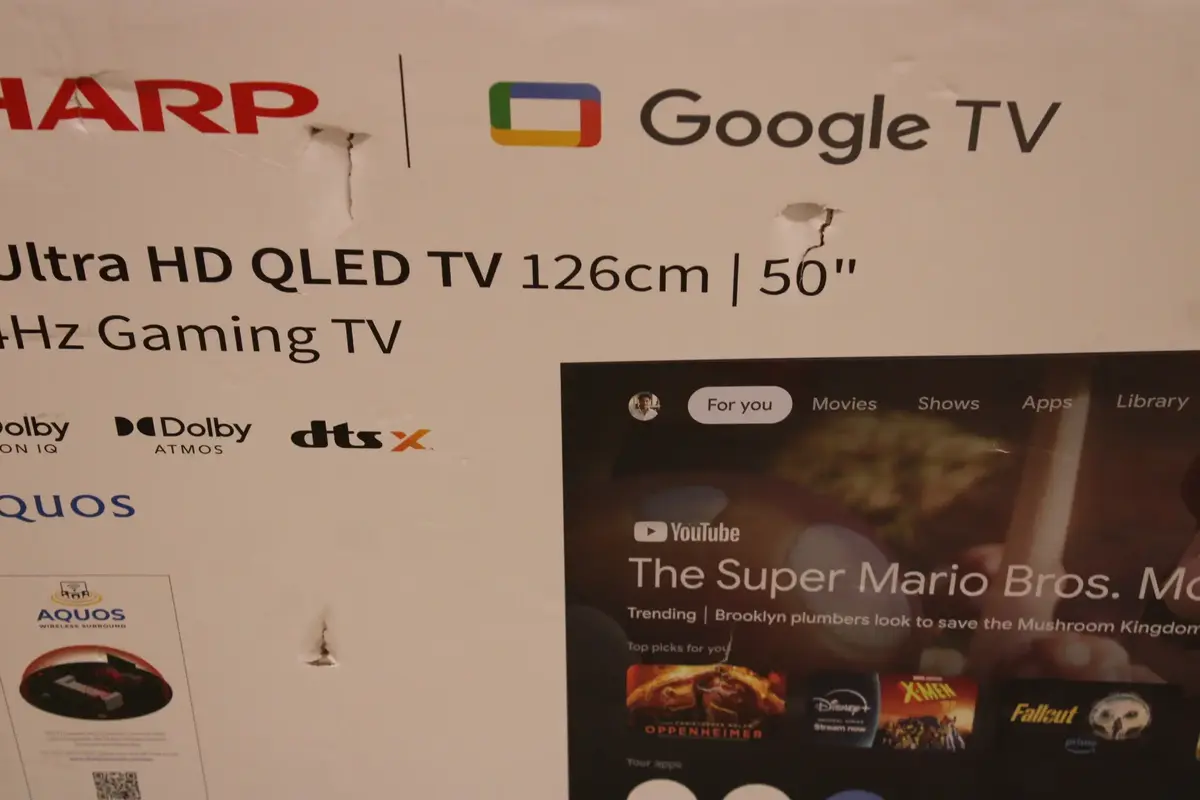 Sharp 50HR7265E 50" QLED 4K Google TV Photo 2