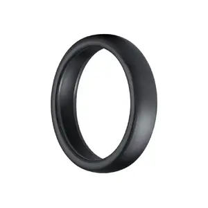 Payment ring CARNEO PAY RING BRUSHED black V.11 — contactless NFC wearable for mobile payments