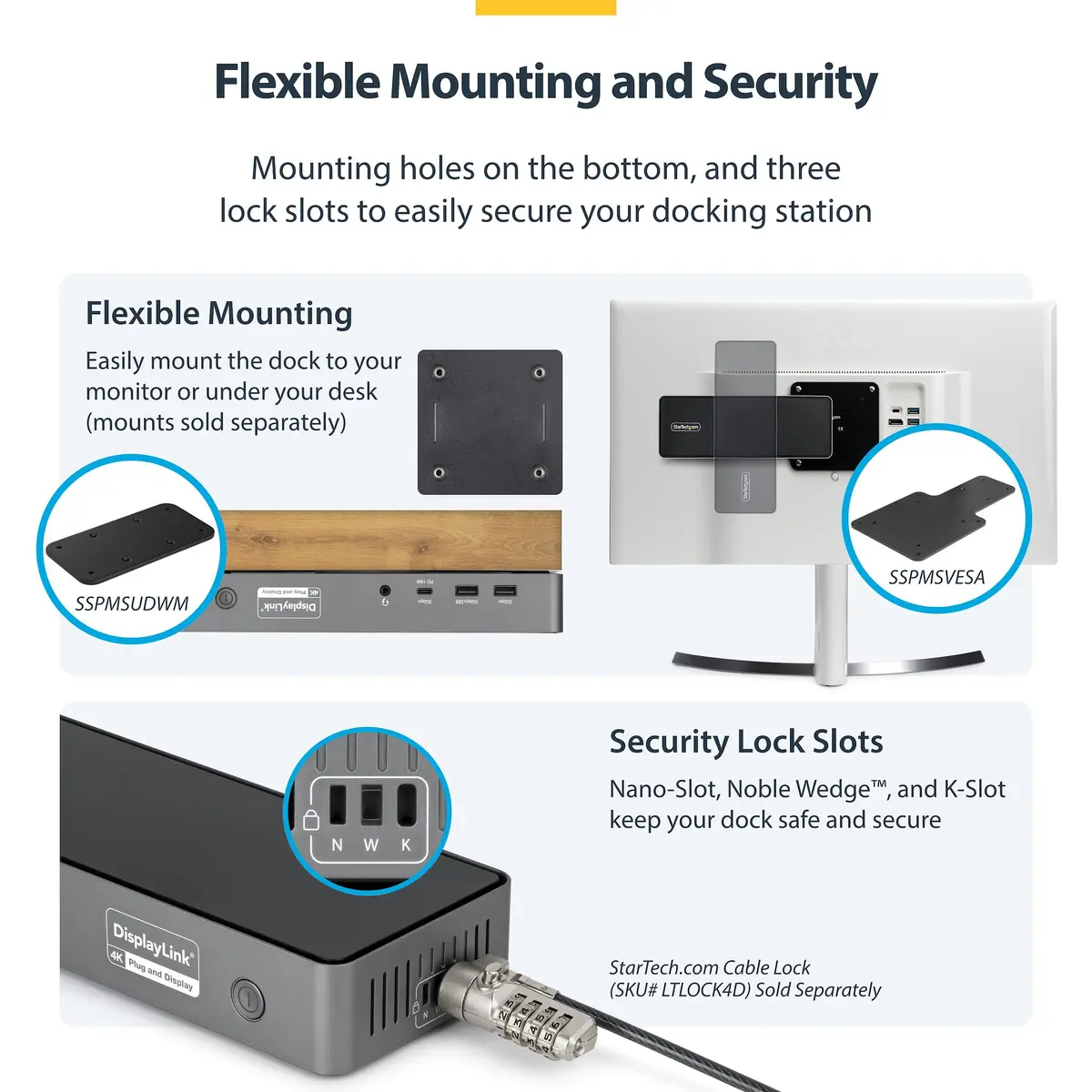 StarTech USB-C Triple-Monitor Docking Station DK30C2DPEPRUE Photo 6