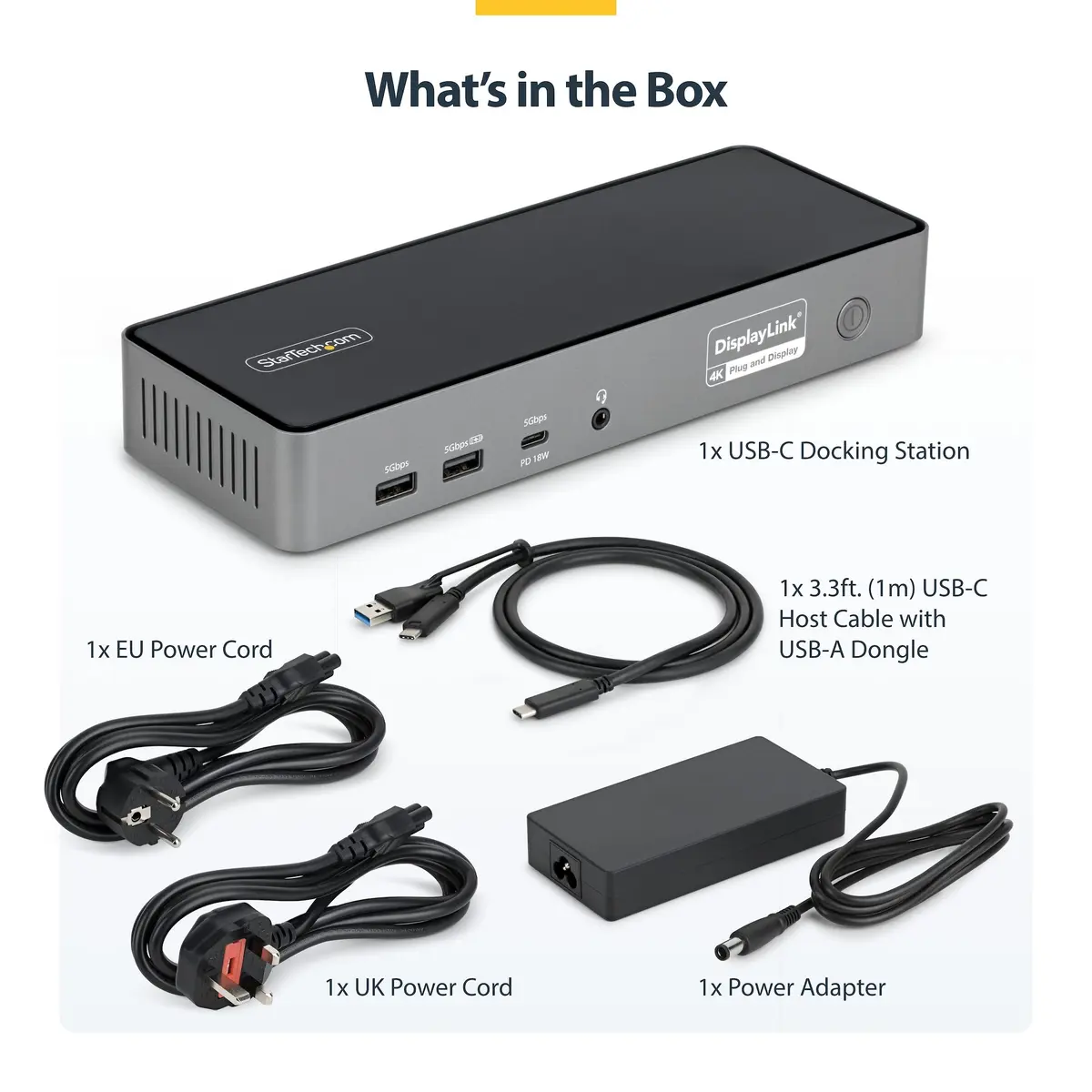 StarTech USB-C Triple-Monitor Docking Station DK30C2DPEPRUE Photo 7