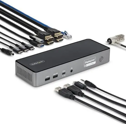 Док-станция USB-C StarTech DK30C2DPEPRUE для трех мониторов Photo 10