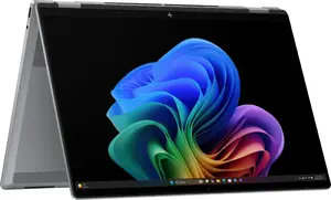 Ноутбук 2-в-1 HP OmniBook X Flip 16-ar0217nw — Ryzen AI 7 350, 16" 2K OLED сенсорный, 24 ГБ, 1 ТБ SSD, Windows 11 Home, серебристый