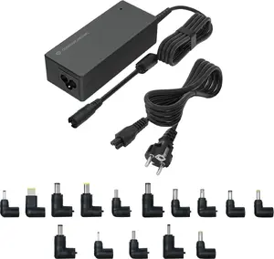 CONCEPTRONIC universal notebook power adapter 90W with 15 interchangeable tips (model OZUL08B15)