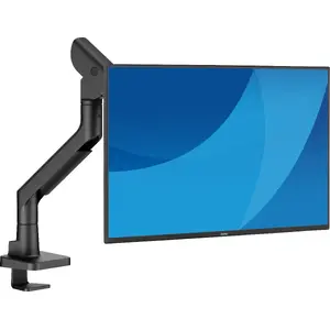 Monitor desk mount IIYAMA DS6001C-B1 for 49" (124.5 cm) screens, clamp/grommet, VESA 75x75–100x100, height adjustable, tilt -60–50°, black