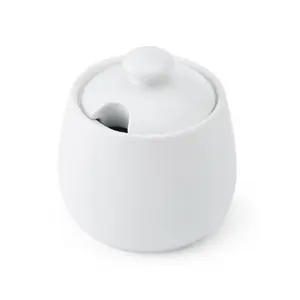 Porcelain honey pot MIKASA GB40MKCHHONEY 250 ml, white