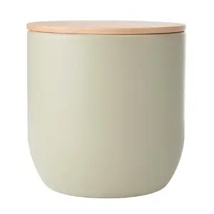 Контейнер для хранения пищи KitchenCraft 12×12 см с крышкой, серый, нержавеющая сталь/жестяная банка