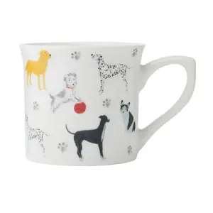 Ceramic Fluted Mug 250 ml, MIKASA DOG FLUTED KRŪZE