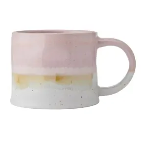 Keramikas krūze MIKASA Pink Reactive Glaze 450 ml, akmensmasa, piemērota trauku mazgājamai mašīnai