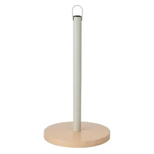 Papīra dvieļu statīvs KitchenCraft H31.5 cm ar dižskabārža pamatni, metāls