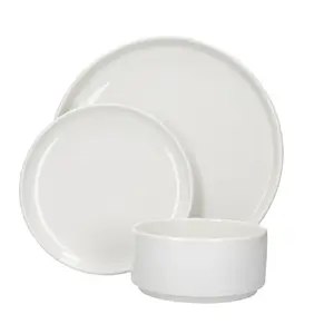 Dinnerware set MIKASA CAMBERLIE 12-piece, white porcelain