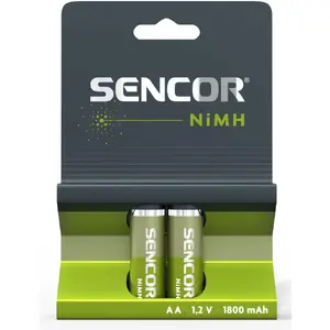 Rechargeable batteries SENCOR AA (Ni‑MH) 1.2 V, 2 pcs