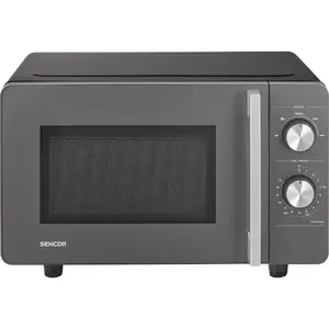 Countertop microwave oven SENCOR SMW7020BK — flat-bottom, 5 power levels, 35 min timer, ceramic-coated interior