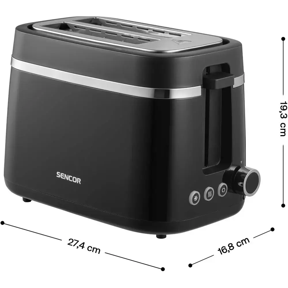 Grauzdētājs SENCOR STS2710BK — 2 šķēles melns Photo 6