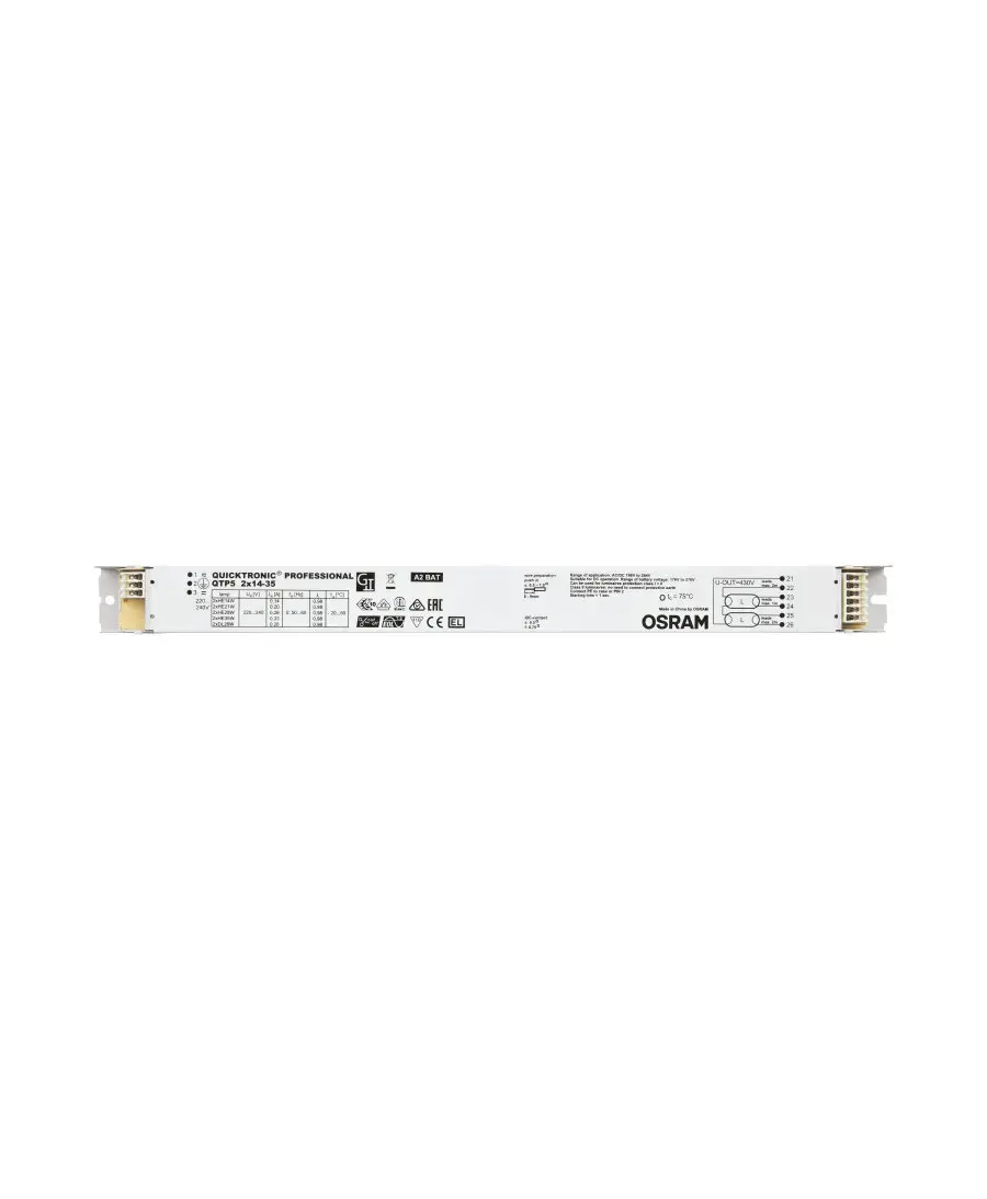 Osram QTP5 2X14…35 balasts/draiveris Photo 2