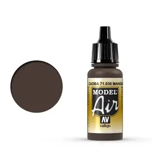 Akrila krāsa VALLEJO 71.036 — brūna, 17 ml šķidruma flakons