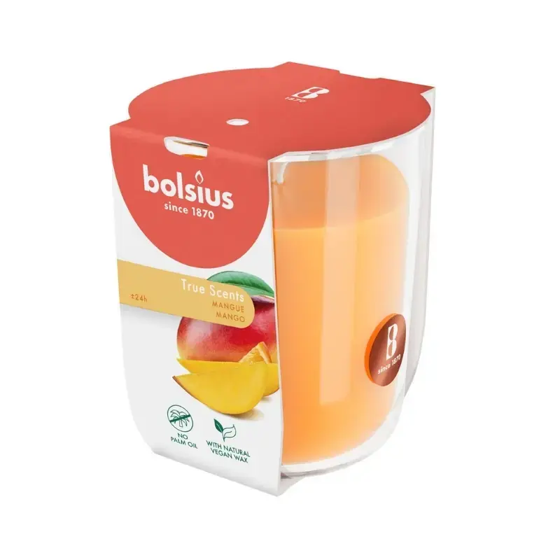 Ароматическая свеча Bolsius True Scents в стекле Ø80×73 мм Photo 2