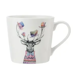 Porcelāna krūze Mikasa Tipperleyhill 380 ml ar stirnas motīvu, Mikasa