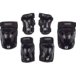 Knee pads NIJDAM 3-in-1 for adult roller skates, model Nijdam 3w1 S