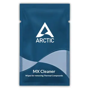 Салфетки для удаления термопасты ARCTIC MX Cleaner от arctic cooling — 40 шт., для процессора и радиатора