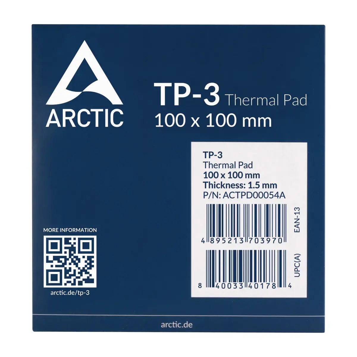 ARCTIC TP-3 теплопрокладка 100×100 мм 1,5 мм Photo 4