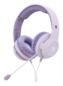 Hori NSX-111E Wired Gaming Headset Violet Head-band Boom Microphone Circumaural Binaural 2.5 m Cable