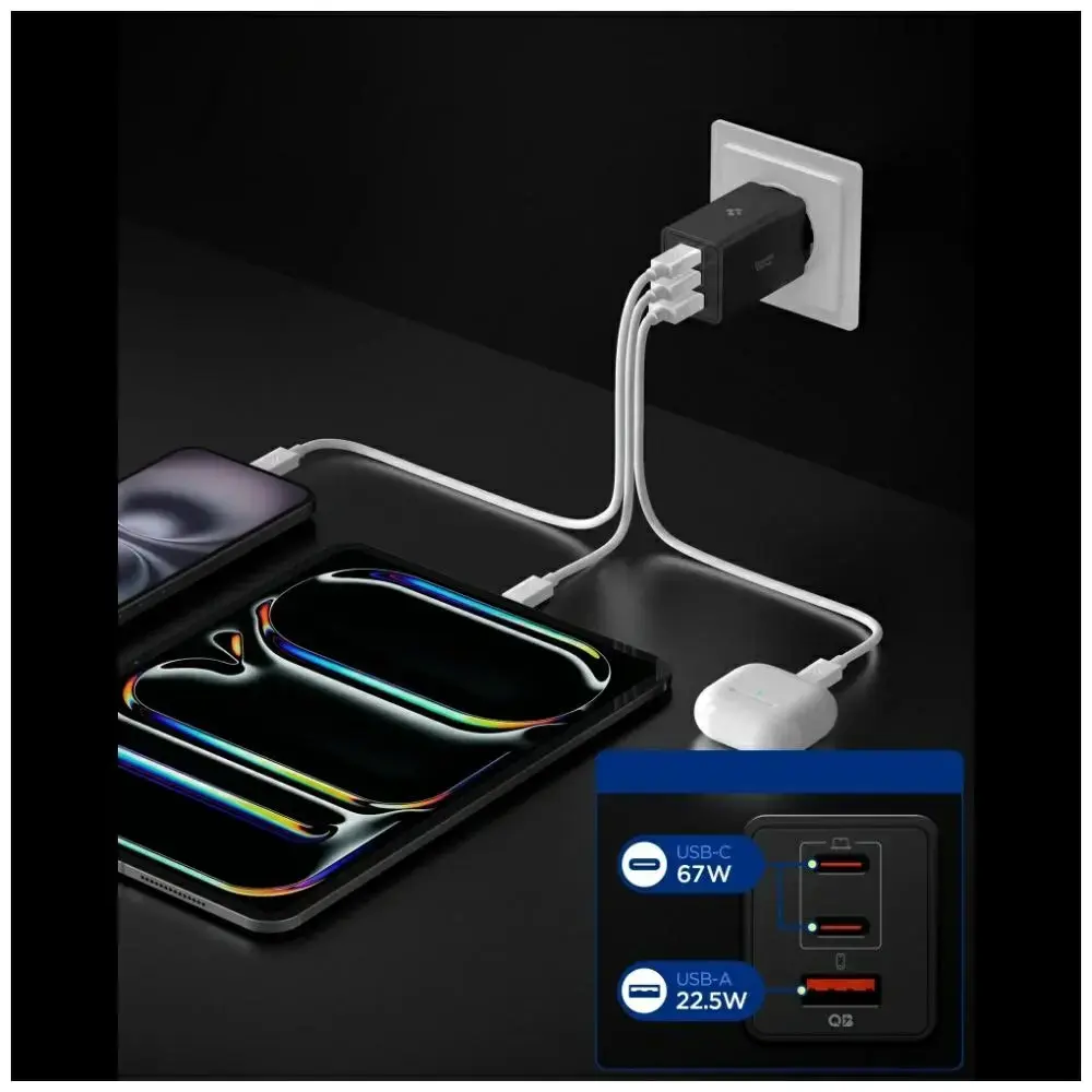 Sienas lādētājs Spigen Essential EE673EU 67W Photo 3
