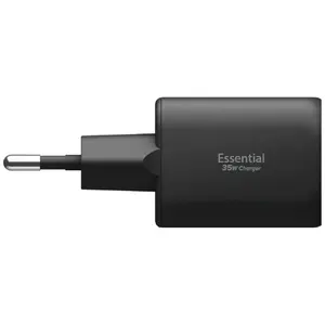 Wall Charger Spigen Essential EE352EU 35W USB-C + USB-A Black