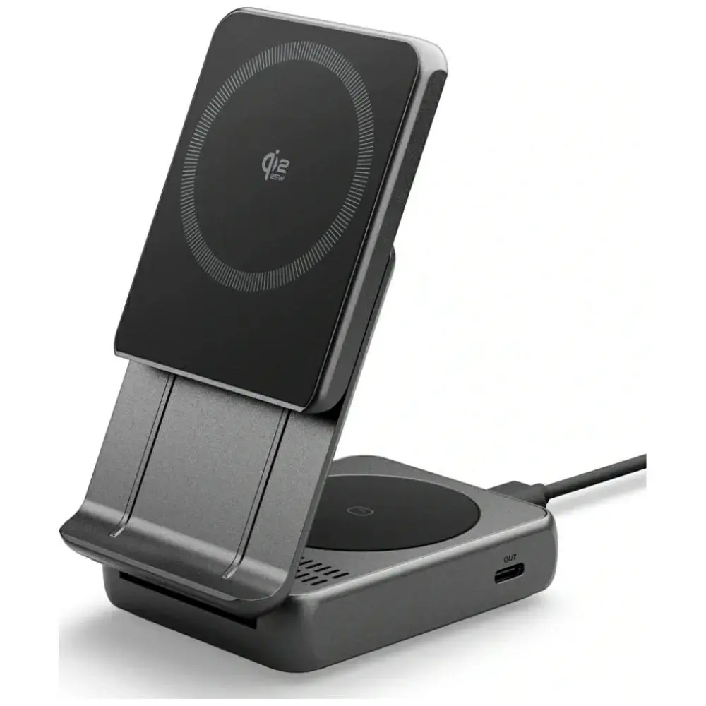 Spigen Essential Qi2.2 25W MagSafe 2-in-1 Charger Photo 4