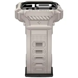 Ремешок Spigen Rugged Armor Pro V2 для Apple Watch 10/11 42 мм, бежевый