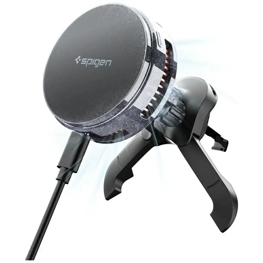 Spigen Essential Inductive Qi2.2 25W MagSafe car vent holder Photo 2