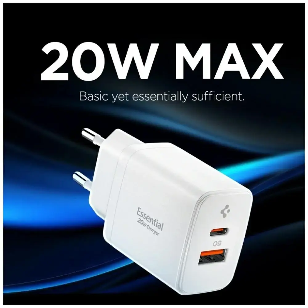 Spigen Essential EE202EU 20W lādētājs Photo 2