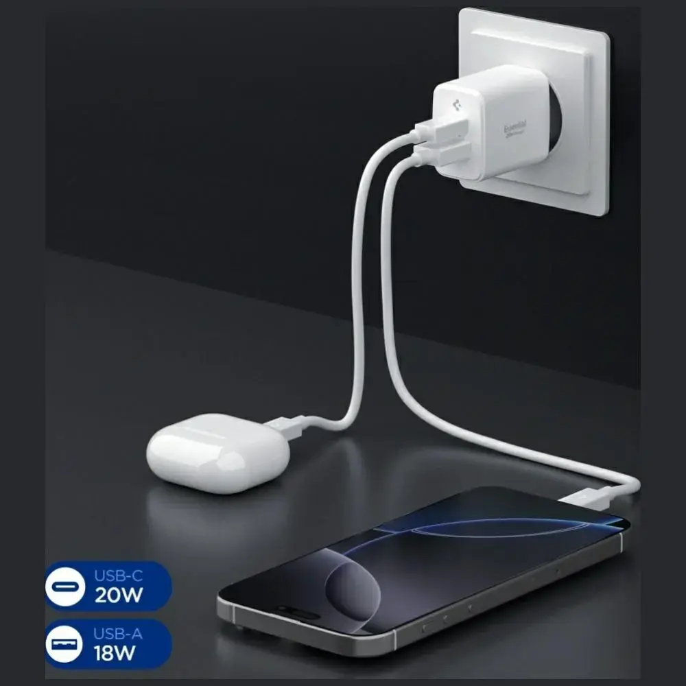 Spigen Essential EE202EU 20W lādētājs Photo 5
