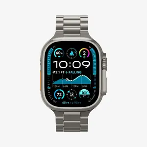Ремешок Spigen Modern Fit Titanium для Apple Watch Ultra 49 мм — натуральный титан, 24 г, запястье 140–215 мм