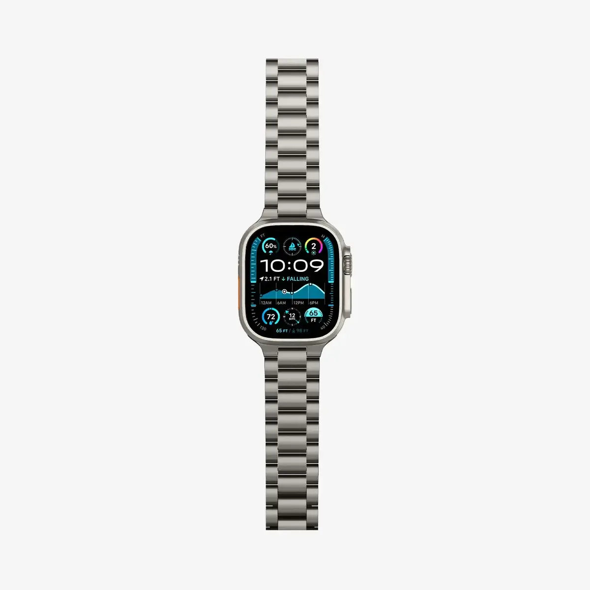 Spigen Modern Fit Titanium siksniņa priekš Apple Watch Ultra 49 mm Photo 7