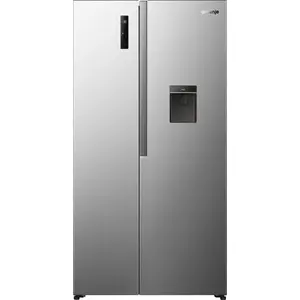 Side-by-side refrigerator Gorenje NRS917E41XWD — Freestanding, 541 L (Fridge 344 L / Freezer 197 L), Stainless steel