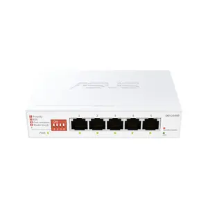 Unmanaged Switch ASUS QG-U1050 – 5× 2.5G RJ-45 Ports, MAC 16000, White, 12V