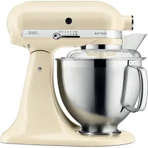 Food processor KitchenAid Artisan 5KSM185PS — 300 W, 4.8 L stainless steel bowl, Cream