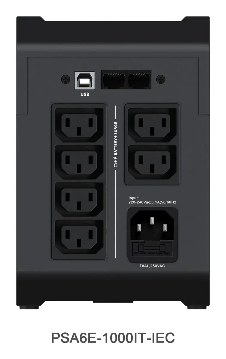 Vertiv PowerUPS 200 PSA6E-1000IT-IEC ИБП 1000VA/525W Photo 3
