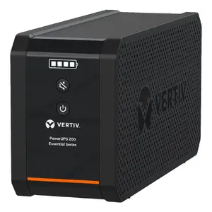 UPS Vertiv PowerUPS 200 Essential PSA6E-600IT-SCH, Line-Interactive, 600VA/315W, 4x Type F kontaktligzdas, VRLA akumulators